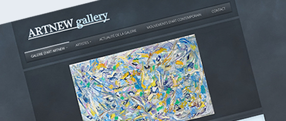  Erstellung einer mehrsprachigen Homepage für das Unternehmen Galerie " Artnew Gallery "