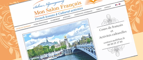 Web Site pour Cours de français Paris Ile-de-France - Français langue étrangère