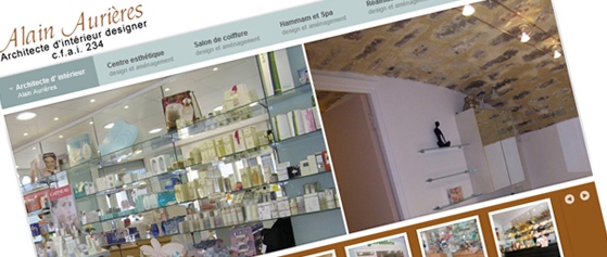 Création d’un site Internet pour PME, PMI. Agencement de salons de coiffure, centre esthétique, spa.