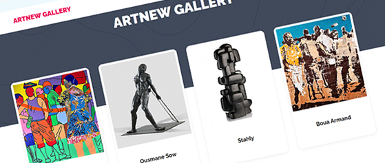  Erstellung einer mehrsprachigen Homepage für das Unternehmen Galerie " Artnew Gallery "